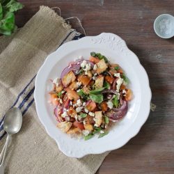 Ensalada Panzanella con Tomate RAF IGP La Cañada Eroski NATUR