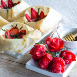 Tartaletas de fresas con mascarpone