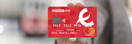 Tarjeta de pago EROSKI club